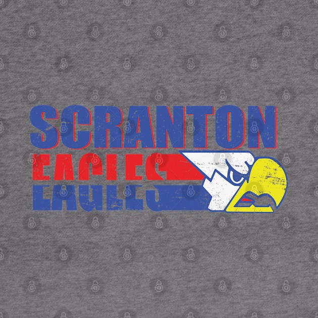 Distressed Scranton Eagles by Tee Arcade